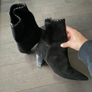 ZARA suede leather boots